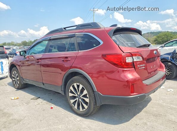 4S4BSANC1H3331848 2017 SUBARU OUTBACK Maroon Tył prawy