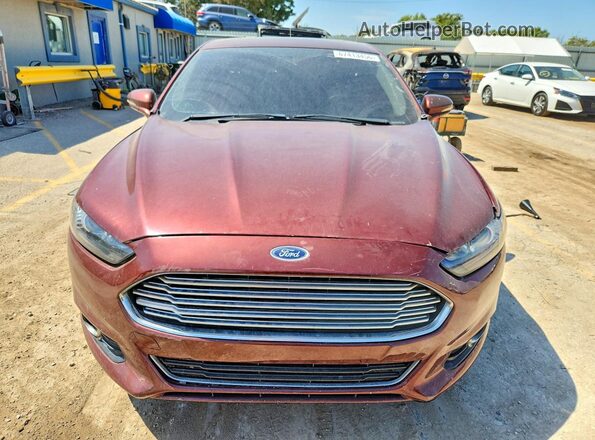 3FA6P0HD0GR313370 2016 FORD FUSION Burgundy უკანა ხედი