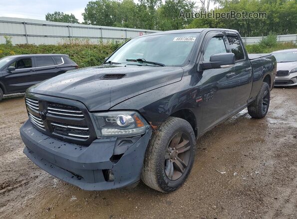 1C6RR7HT3GS313621 2016 RAM 1500 Black Հետևի ձախ