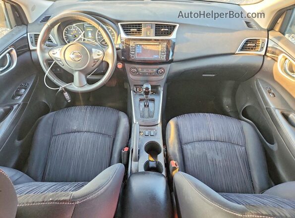 3N1AB7AP1HY236762 2017 NISSAN SENTRA Gray Вид щитка приладів