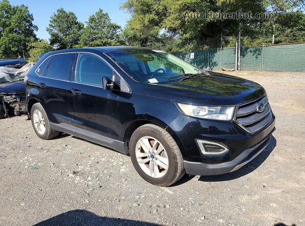 2FMPK4J96HBB66199 2017 FORD EDGE Black Դիմացի տեսք