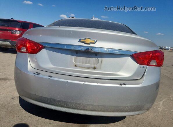 2G11X5SA1G9170637 2016 CHEVROLET IMPALA Silver წინა სალონის ხედი