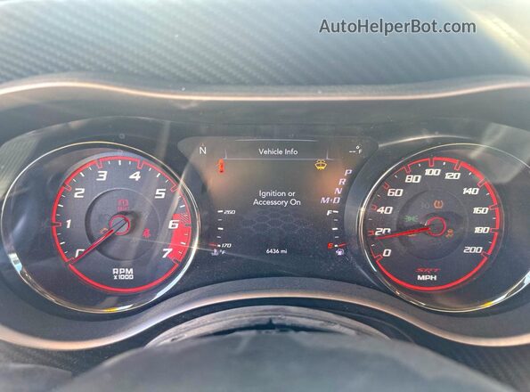 2C3CDXL93NH113954 2022 DODGE CHARGER Silver Вид щитка приладів