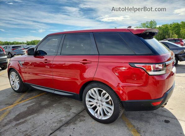 SALWR2PF6GA592328 2016 LAND ROVER RANGE Maroon Trasero derecho