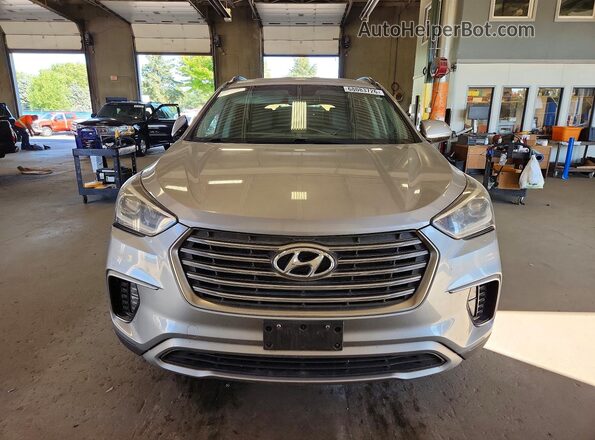 KM8SN4HF4HU249914 2017 HYUNDAI SANTA Silver უკანა ხედი