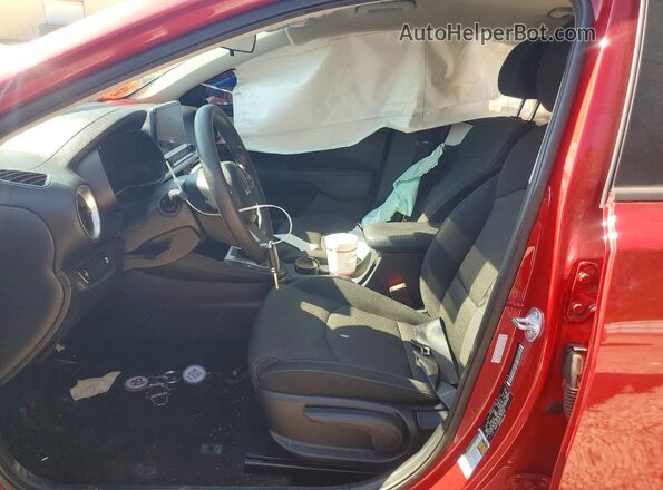 3KPF24ADXRE763323 2024 KIA FORTE Red Widok deski rozdzielczej