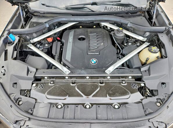 5UXCR6C08LLL65979 2020 BMW X5 Black Engine compartment view