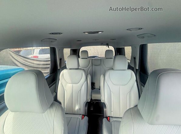 KM8R24GE1SU810996 2025 HYUNDAI PALISADE Gray Widok komory silnika