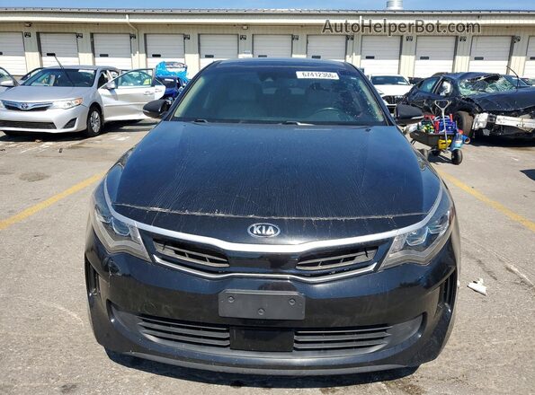 KNAGU4LC7H5007992 2017 KIA OPTIMA Black Widok z tyłu