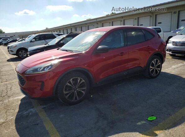 1FMCU0G69MUB17114 2021 FORD ESCAPE Красный Задняя левая четверть