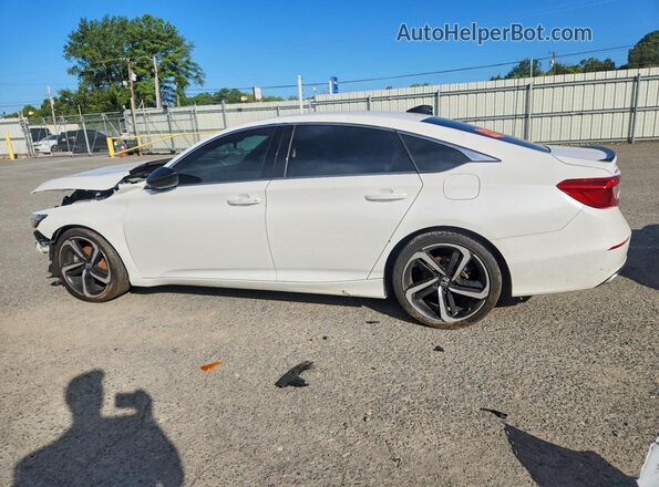 1HGCV1F32MA098567 2021 HONDA ACCORD White Հետևի աջ
