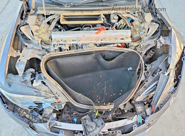 5YJSA1E58NF478188 2022 TESLA MODEL Gray Engine compartment view