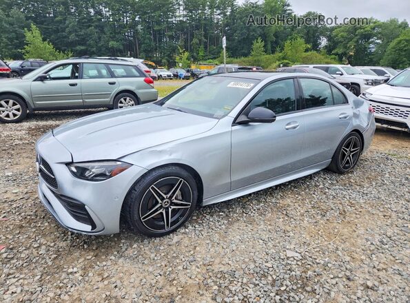 W1KAF4GBXPR107764 2023 MERCEDES-BENZ C Silver Rear left