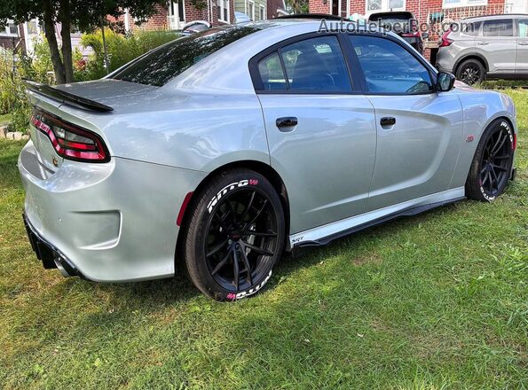 2C3CDXGJ1KH571945 2019 DODGE CHARGER Gray Front view