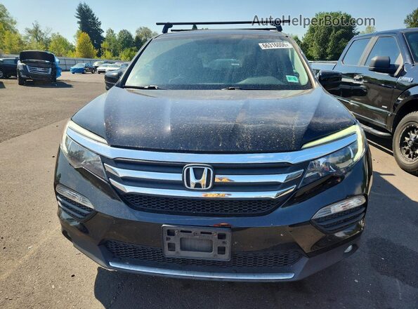 5FNYF6H84GB104159 2016 HONDA PILOT Black Вид ззаду
