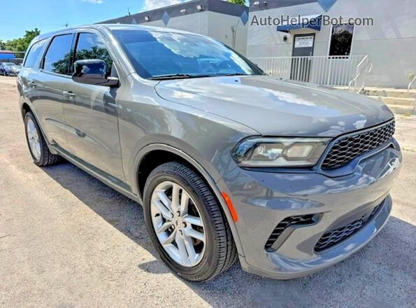 1C4RDHDG9PC557550 2023 DODGE DURANGO Gray Դիմացի տեսք