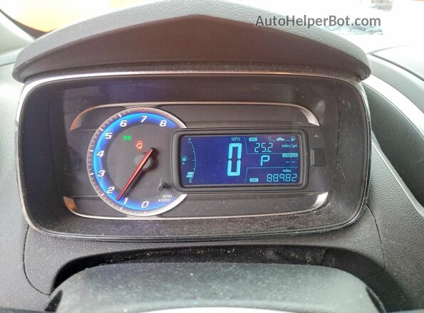 KL7CJPSB5GB567981 2016 CHEVROLET TRAX Orange Հետևի նստատեղերի տեսք