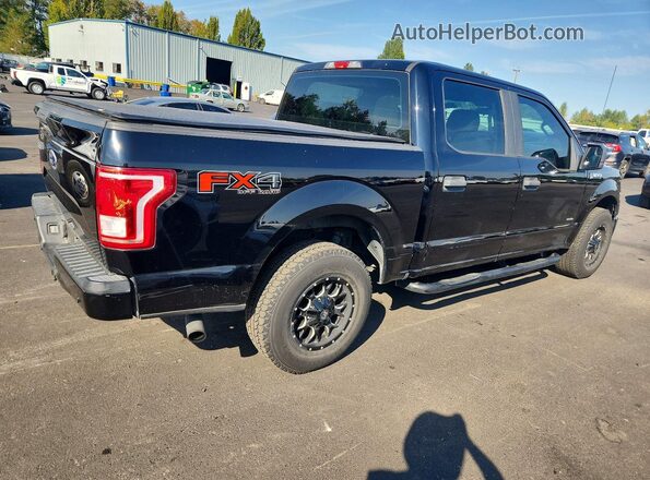 1FTEW1EP8GKD95611 2016 FORD F150 Черный Передняя правая четверть