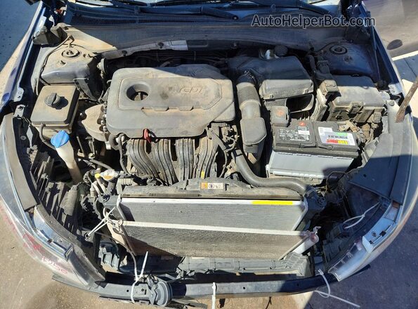 5XXGT4L38GG115814 2016 KIA OPTIMA Blue Vista del compartimento del motor