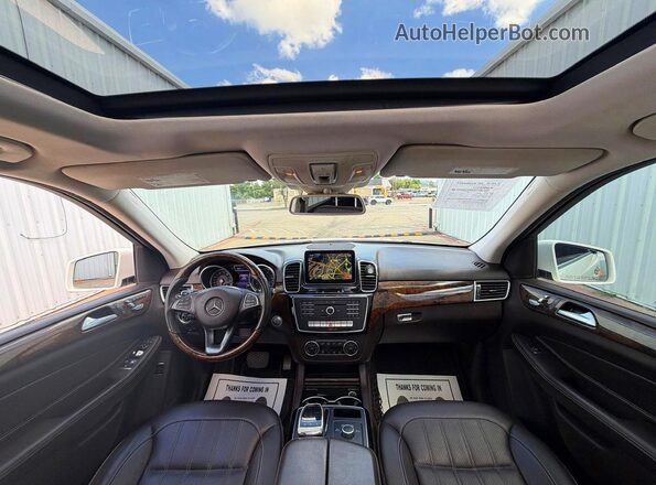 4JGDA5JB4GA708618 2016 MERCEDES-BENZ GLE Белый Вид задних сидений