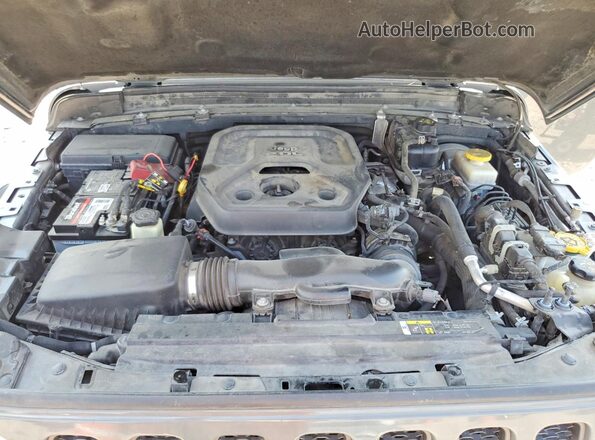 1C4HJXFN3LW178871 2020 JEEP WRANGLER Gray Engine compartment view