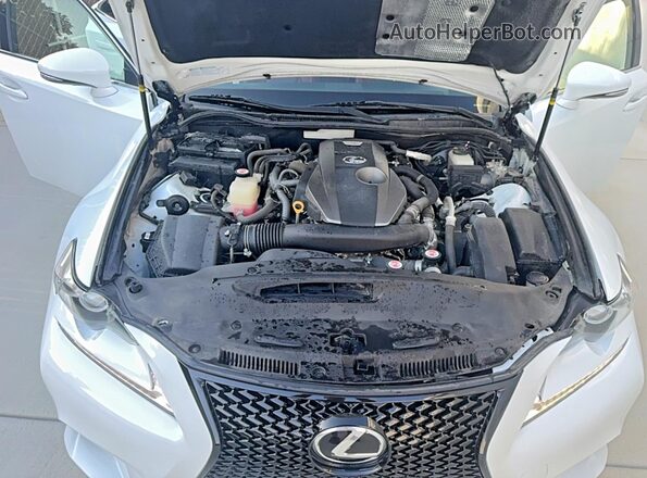 JTHBA1D25G5037001 2016 LEXUS IS White Widok deski rozdzielczej
