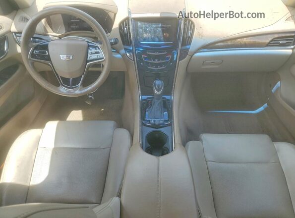 1G6AB5RX9G0104074 2016 CADILLAC ATS Silver Vista del cuadro de instrumentos