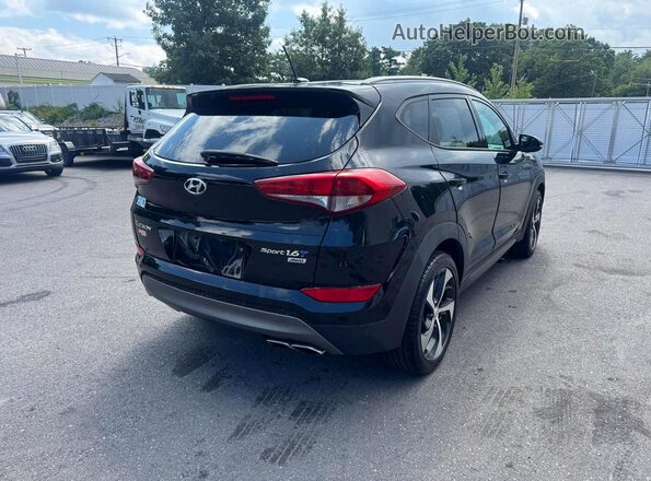 KM8J3CA25GU149712 2016 HYUNDAI TUCSON Black Przód prawy