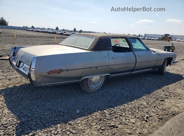6B69R3Q209708 1973 CADILLAC UK Серебряный Задняя правая четверть