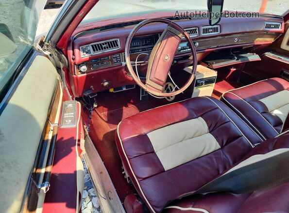 6L47S8Q143875 1978 CADILLAC ELDORADO Двухцветный Вид панели приборов