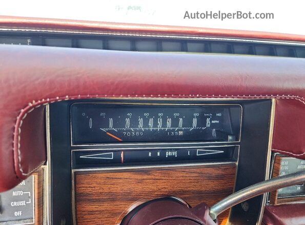 6L47S8Q143875 1978 CADILLAC ELDORADO Двухцветный Вид щитка приборов