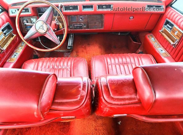 6S69R6Q489773 1976 CADILLAC SEVILLE Белый Вид панели приборов