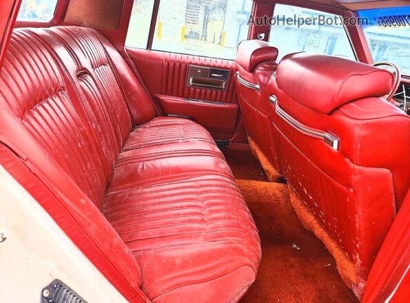 6S69R6Q489773 1976 CADILLAC SEVILLE Белый Вид задних сидений
