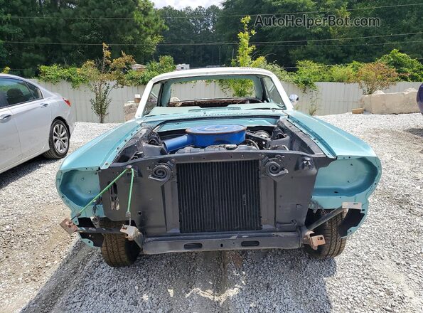 6T07C206051 1966 FORD MUSTANG Бирюзовый Вид спереди