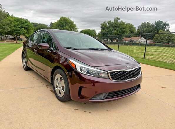 3KPFK4A75HE097190 2017 KIA FORTE Purple Հետևի ձախ