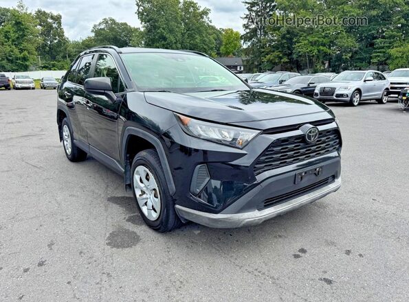 JTMF1RFV2KD047590 2019 TOYOTA RAV4 Black წინა ხედი