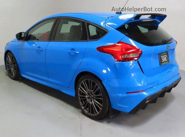 WF0DP3THXH4120633 2017 FORD FOCUS Синий Вид спереди