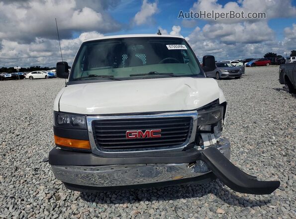 1GTW7AFP3M1307159 2021 GMC SAVANA White Հետևի տեսք