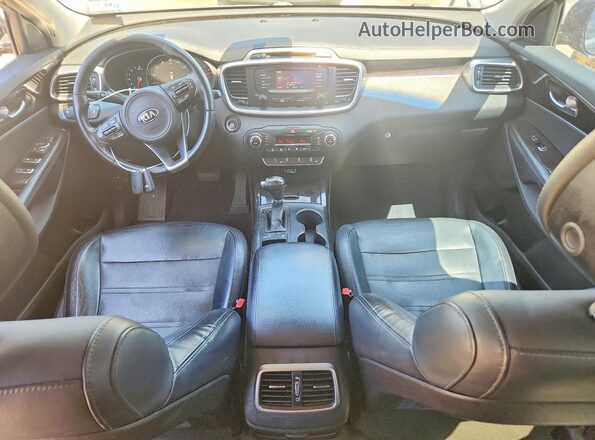 5XYPH4A5XGG044326 2016 KIA SORENTO Gray Widok zestawu wskaźników