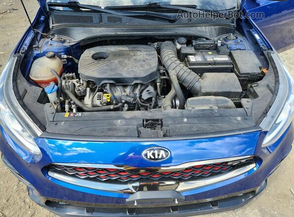 3KPF44AC3ME343445 2021 KIA FORTE Blue ძრავის განყოფილების ხედი