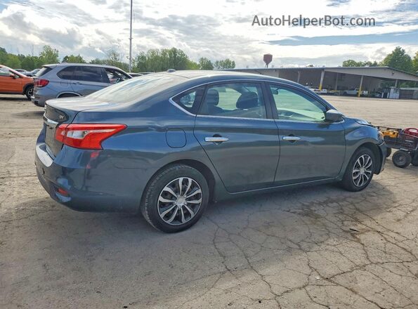 3N1AB7AP7HL636497 2017 NISSAN SENTRA Blue Przód prawy