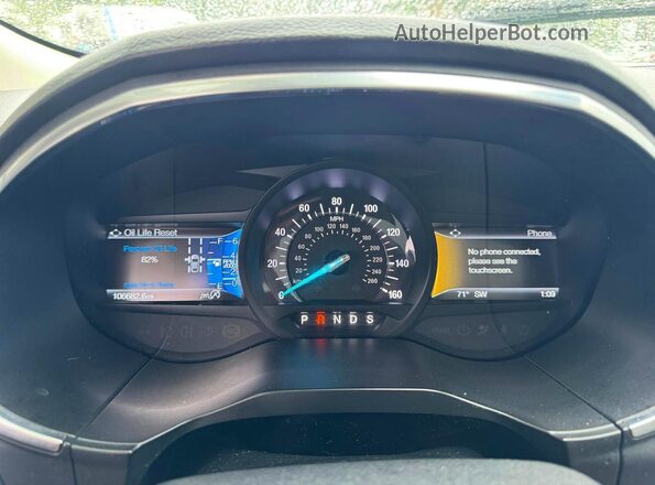 2FMPK4K99LBB35682 2020 FORD EDGE Black Շարժիչի բաժամունքի տեսք
