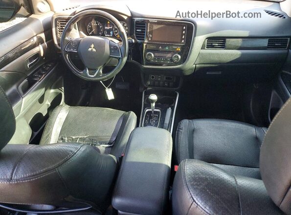 JA4AD3A3XHZ005680 2017 MITSUBISHI OUTLANDER Black Вид щитка приладів
