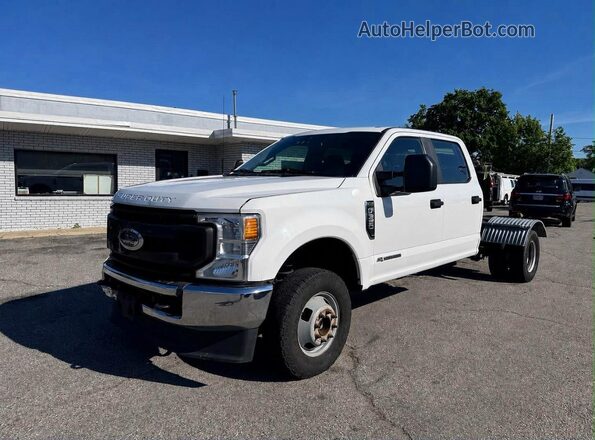 1FD8W3HTXMEC75168 2021 FORD F350 Белый Задняя правая четверть