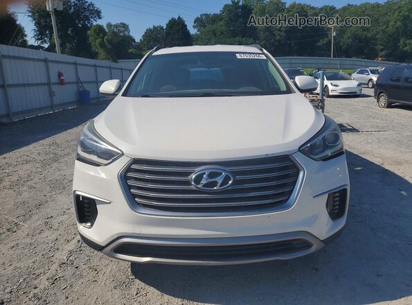 KM8SMDHF3HU208175 2017 HYUNDAI SANTA White Widok z tyłu