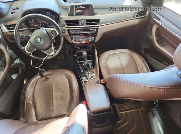 WBXHT3C32GP883105 2016 BMW X1 Blue Вид щитка приладів