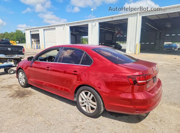 3VW2B7AJ1HM247410 2017 VOLKSWAGEN JETTA Maroon Trasero derecho