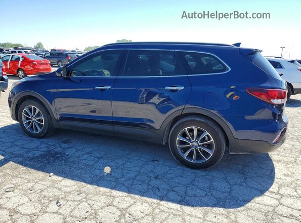 KM8SMDHF2HU179266 2017 HYUNDAI SANTA Blue Tył prawy