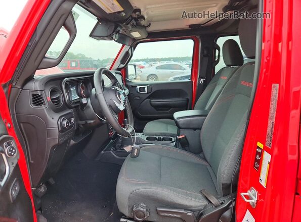 1C4PJXFNXSW521461 2025 JEEP WRANGLER Red Dashboard view