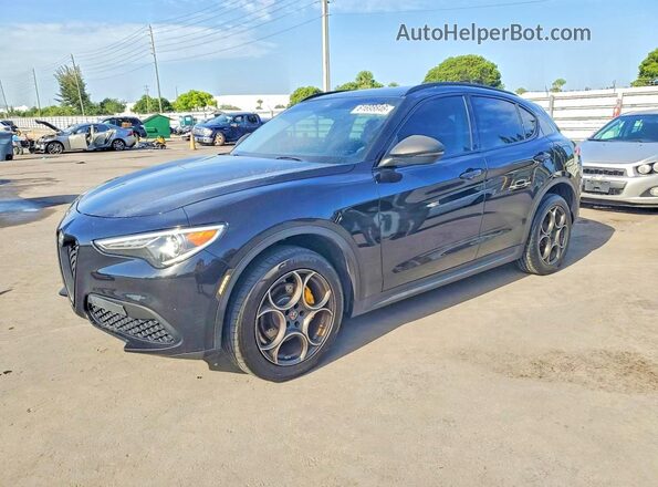 ZASFAKPN9J7C08379 2018 ALFA ROMEO STELVIO Черный Задняя левая четверть